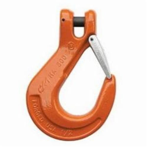 Cm Clevlok HercAlloy Sling Hook With Latch, 38 In Trade, 8800 Lb Load, 80100 Grade, Steel Alloy 657719